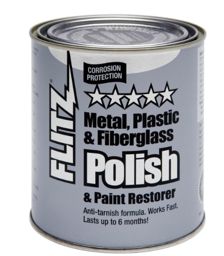 Flitz Metal Plastic &amp;
Fiberglass Polish Paste Quart