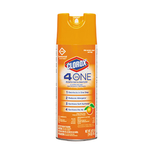 Disinfectant &amp; Sanitizer 4/1  14oz Clorox 12/cs 31043
