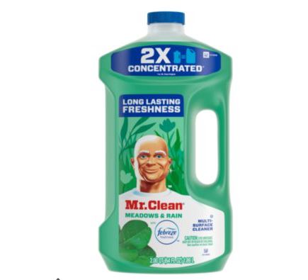 Mr Clean Multipurpose Cleaner  W/Febreze Meadows &amp; Rain 64 oz 