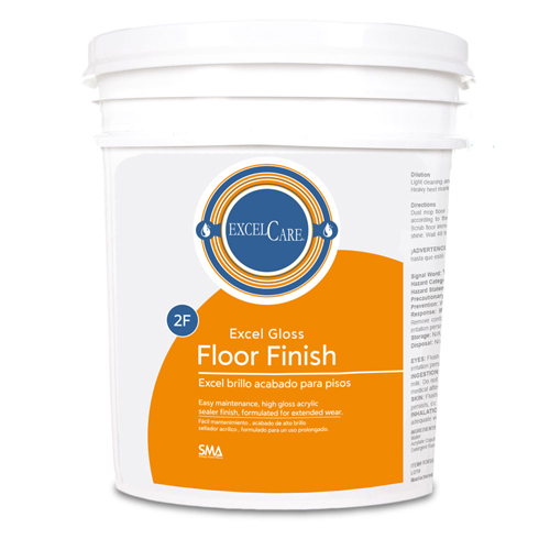 Floor Finish Gloss Excel Care 5/gal 1/ea 