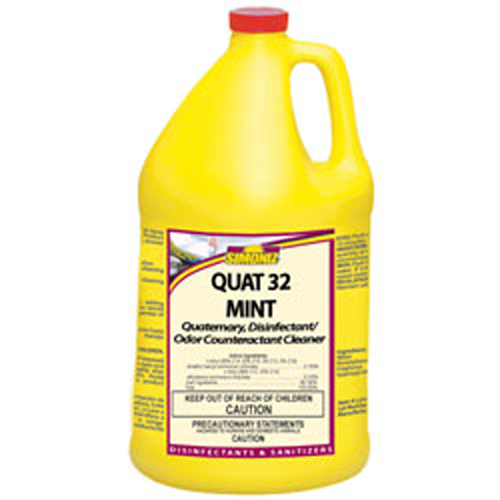 Disinfectant Quat 32 Mint 1gal  Simoniz 4/cs Q3007004