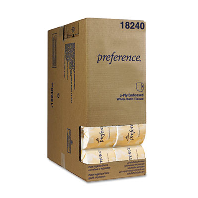 Preference Two-Ply Embossed  Bath Tissue 550 sh (40/cs)