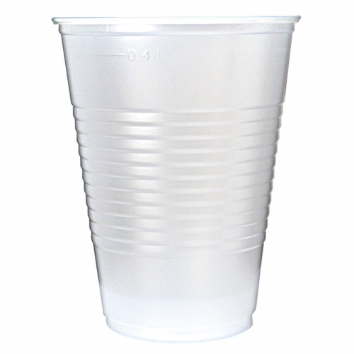 Cup Plastic 16oz Translucent 1m/cs