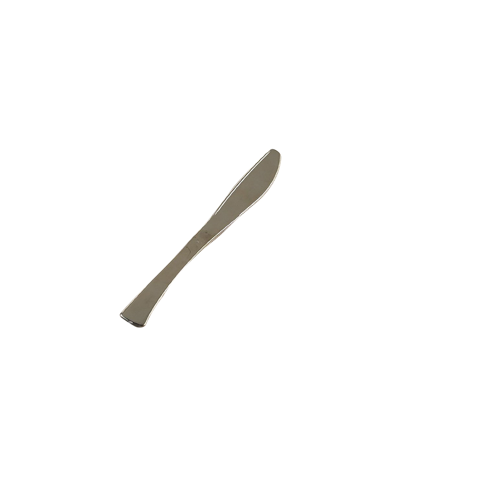 Knife Dinner Disposable  Glimmerware H/w Silver 600/cs 