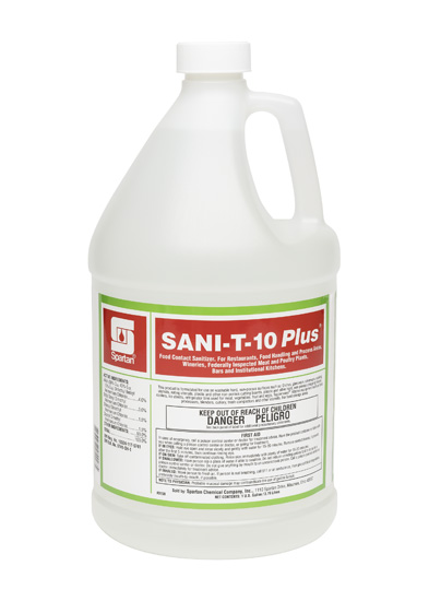 Sani-T-10 Plus Food Contact 
Sanitizer 1 Gal (4/cs) 