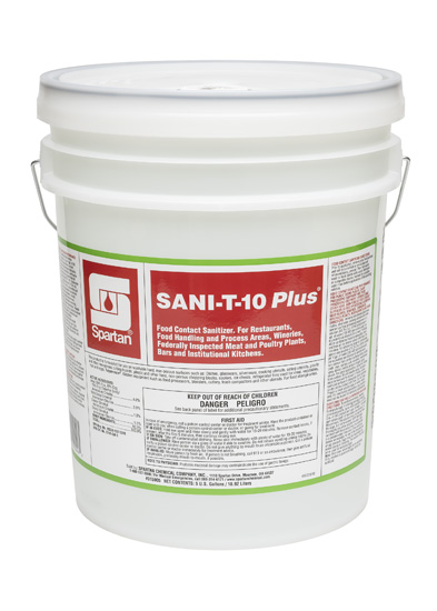 Sani-T-10 Plus Food Contact  Sanitizer 5 Gal 