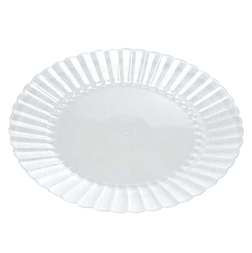 Plate Plastic Heavy Duty 6&quot;  Clear 180/cs 206-cl