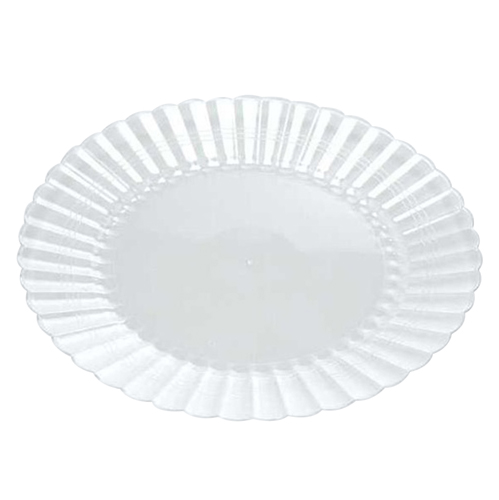 Plate Plastic Heavy Duty 9-10&quot;  Clear 180/cs 209-cl