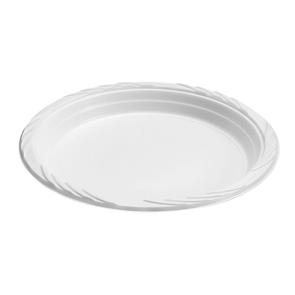 Plate Plastic 6&quot; White 8/100ct  239