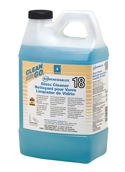 BioRenewables Glass Cleaner 
#18 2L (4/cs)