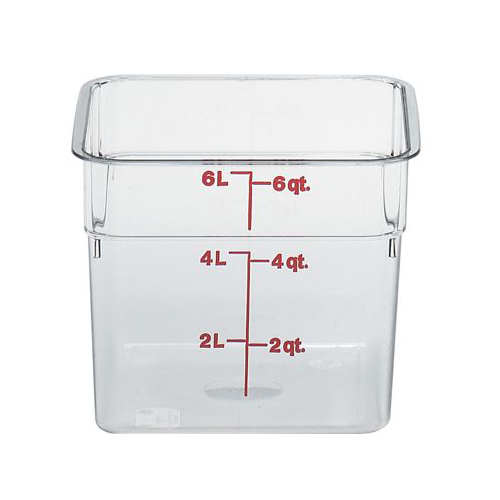 Container Graduated 6qt  Camsquare Clear 1/ea 