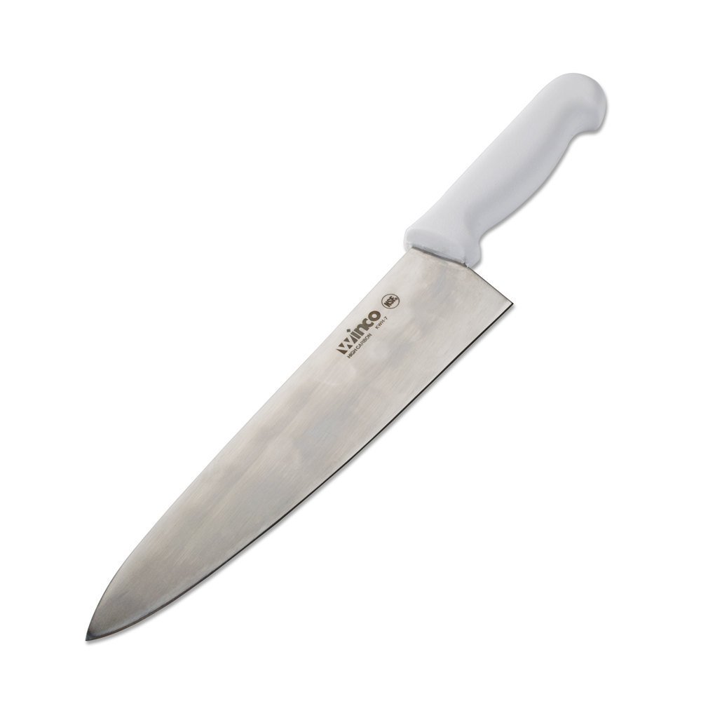 Knife Chefs 10&quot; Wide White Handle 1/ea Kwp-100