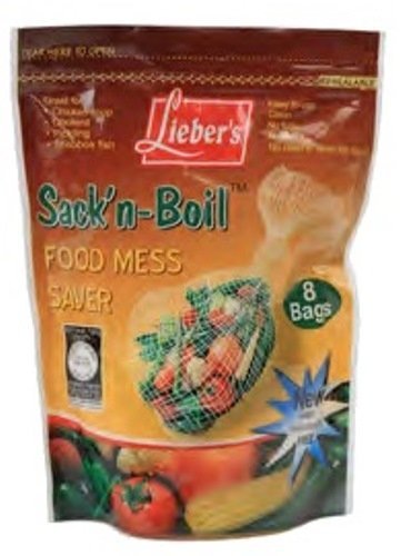Liebers Wrap N&#39; Boil Net Bags 8 Count (24/cs)