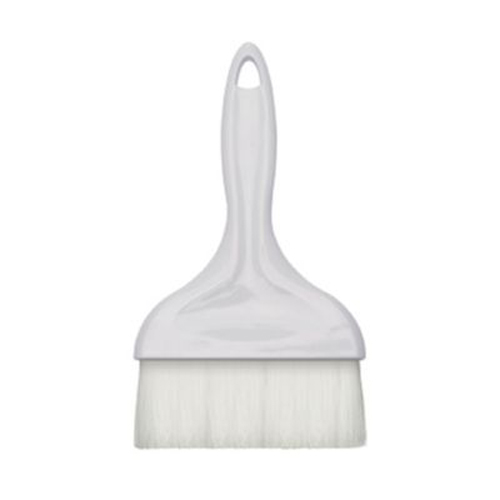 Brush Pastry Nylon Bristle  Plastic Handle White 4&quot; Wide 