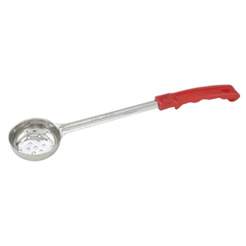 Ladoon S/s Perforated 2oz Red  Handle 1/ea Fpp-2