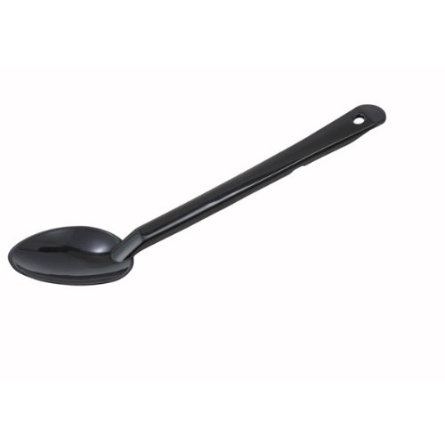 Spoon Serving Plastic Solid  13&quot; Black 12/cs Pss-13k