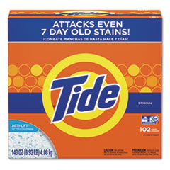 Tide Powder Laundry Detergent, Original Scent, 143 oz (2/cs)