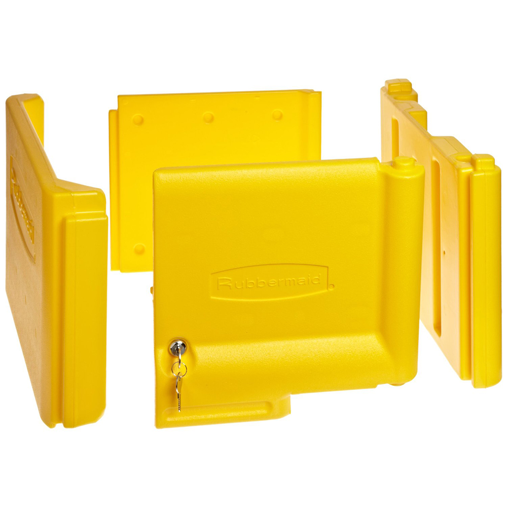 Janitor Cabinet Locking Yellow 1/ea Fg618100yel