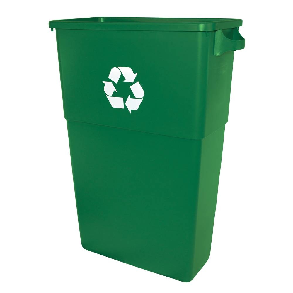 Thin Bin Container 23 Gallon  Green