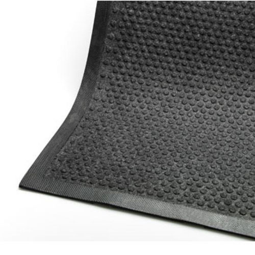 Floor Mat 3x5 Grease Hog Water Slip Resistant Black 1/ea 883