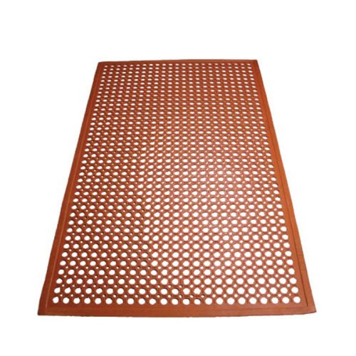 Floor Mat 3x5 Grease Resistant  Red 1/ea Rbm-35r
