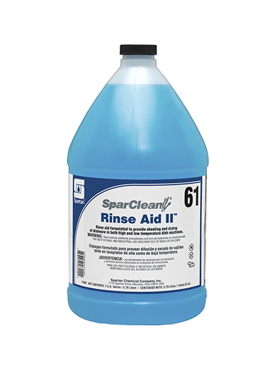 SparClean Rinse Aid II #61 1  Gal (4/cs)