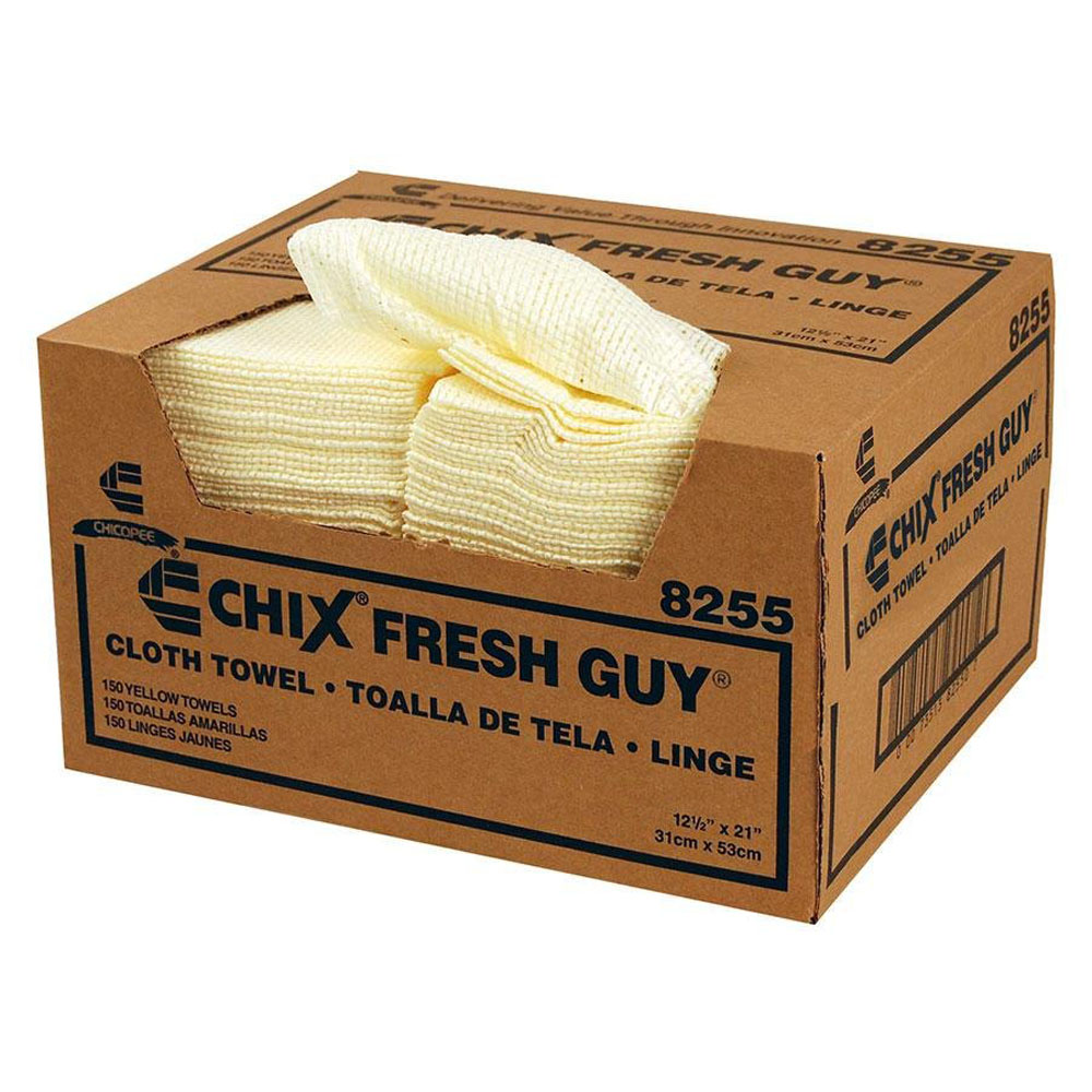 Towel Cloth Chix Fresh Guy  Yellow 150/cs 8255