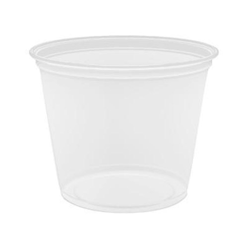 Cup Souffle Plastic (pl4n Lid)  5.5oz 2500/cs 550pc