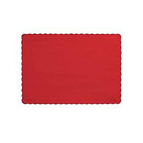 Placemat 10x14 Red 1m/cs  800125