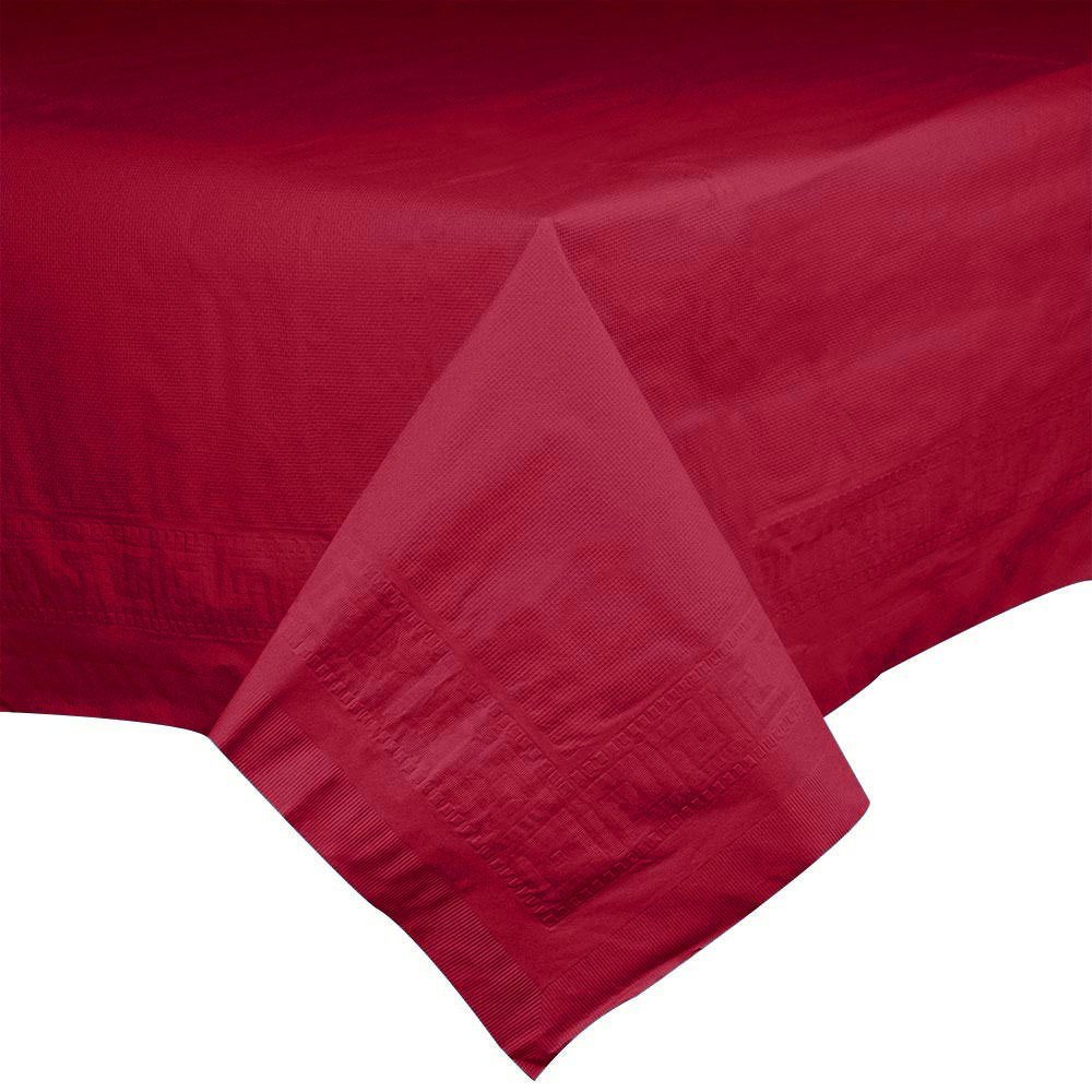 Tablecover 54x108 Paper/poly  Red 25/cs 220611