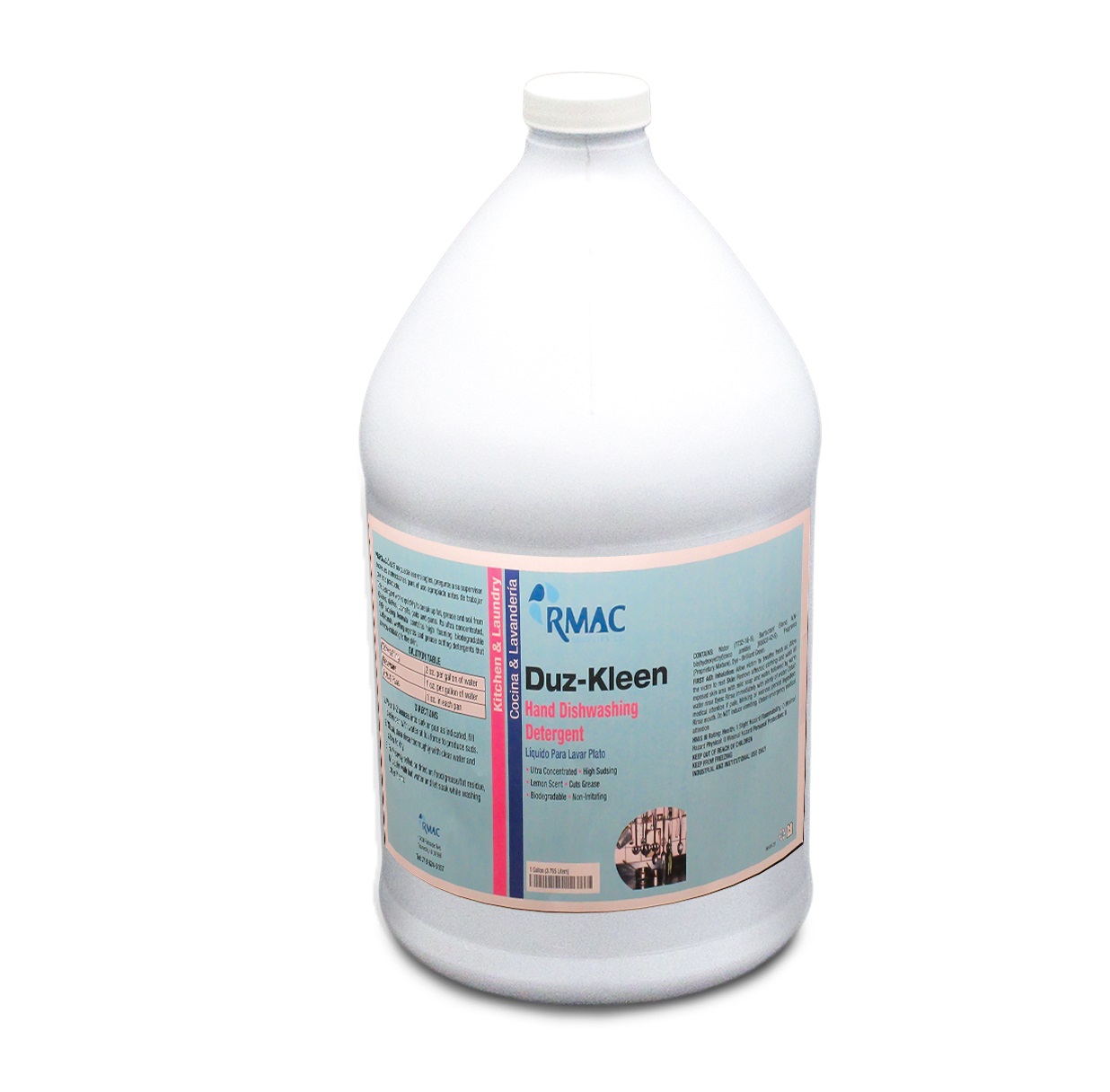 Duz-Kleen Hand Dishwashing Detergent 1gal (4/cs)