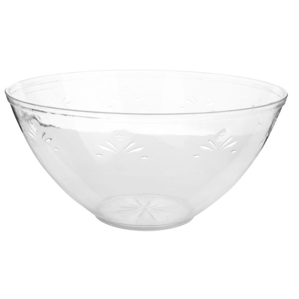 Round Clear Large Serving Bowl  (24/cs) 