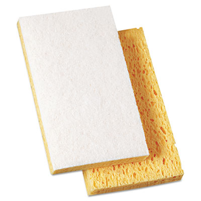 Light Duty Scrubbing Sponge Yellow/White (20/bx)