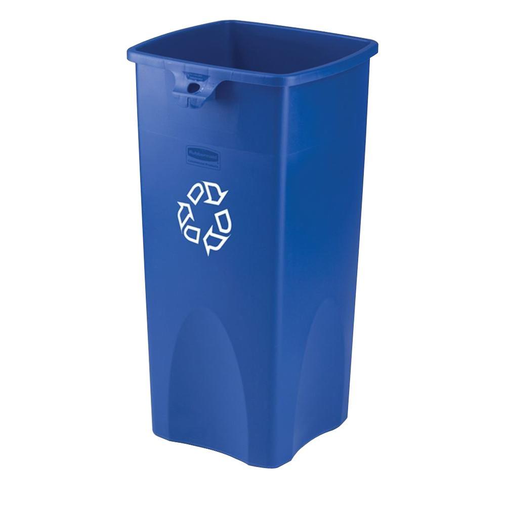 23 Gal Square Recycling Blue Can (1/ea)