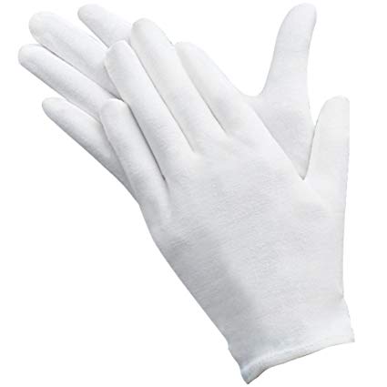 Lightweight White Inspection Gloves (12/dz)
