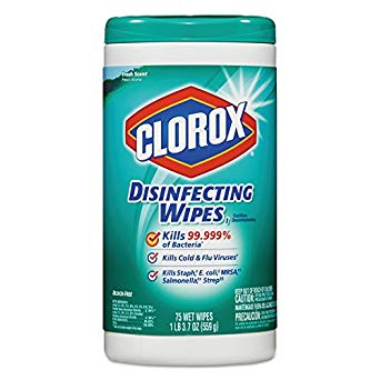 Disinfectant Wipes Fresh Scent 75ct (6/cs)