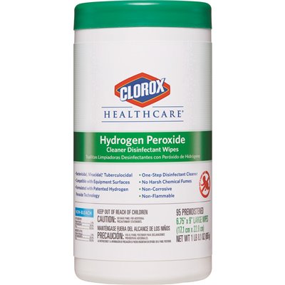 Clorox Healthcare Hydrogen  Peroxide Disinfectant Wipe 