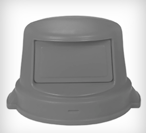 Huskee Dome Lid For 44g Round  Receptacle Grey