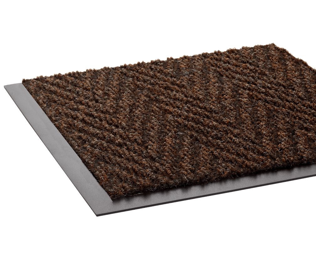 4x8 Chevron Floor Mat Charcoal (1/ea)