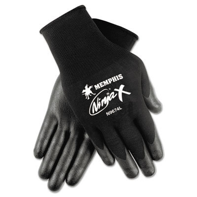Ninja x Bi-Polymer Coated Gloves X-Large Black (1/pr)