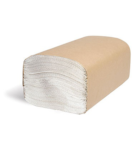 Towel Singlefold White   4m/cs Svfb33412