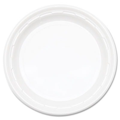 Dart 10.25 White Plastic Plate (500/cs)