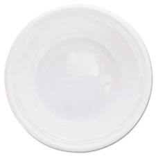 5 Oz White Plastic Bowl 125/pk (8/cs)