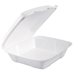 Foam Hinged Lid Containers 
9.375x9.375x3&quot; (200/cs)