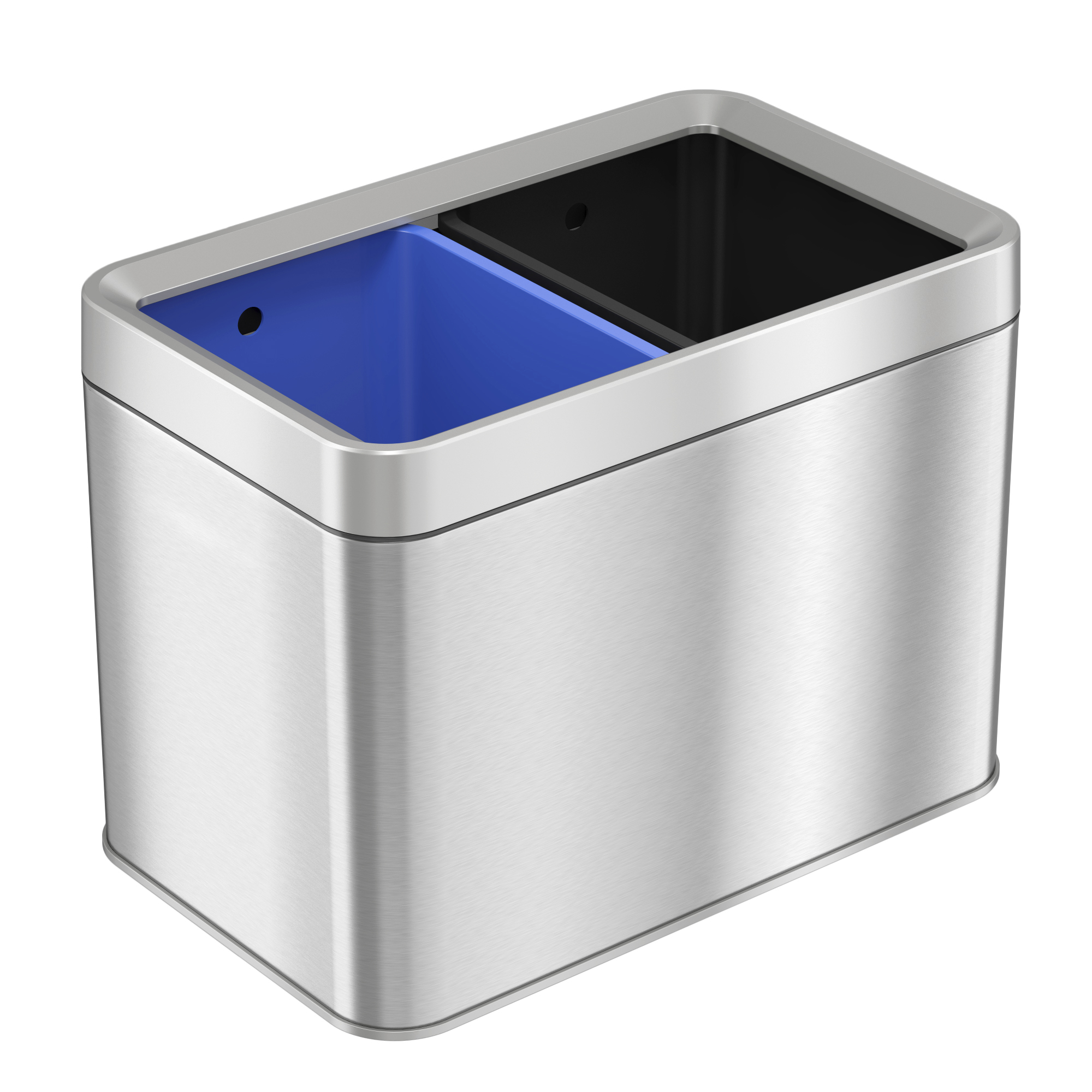 5 Gallon Open Top Dual Compartment Recycle / Trash