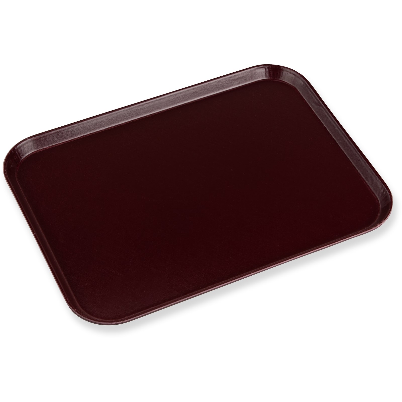 Glasteel Flat Tray 14&quot; x 18&quot;  (12/cs) - Cranberry