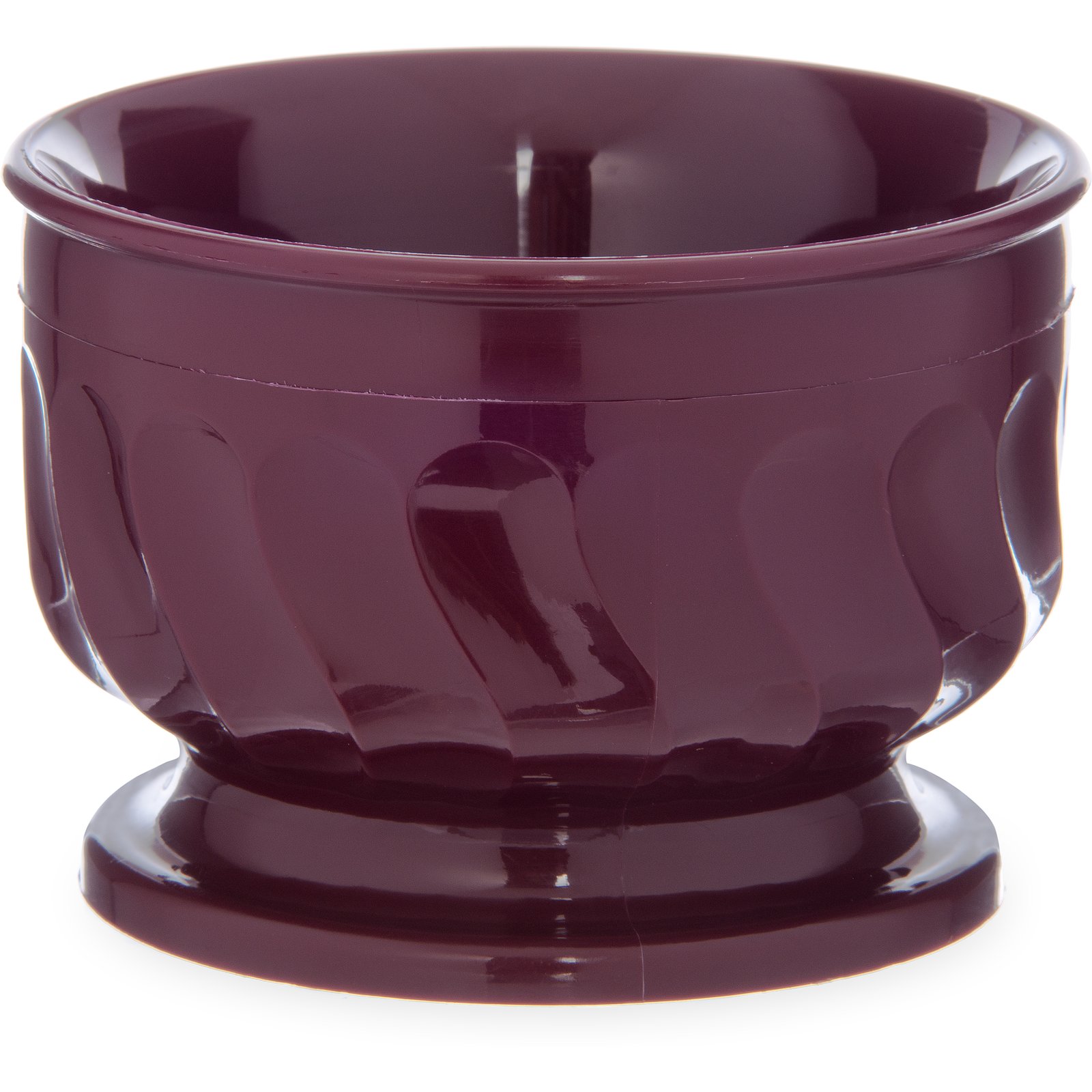 Turnbury Insulated Pedestal 
Based 5oz Bowl Cranberry 
(48/cs)