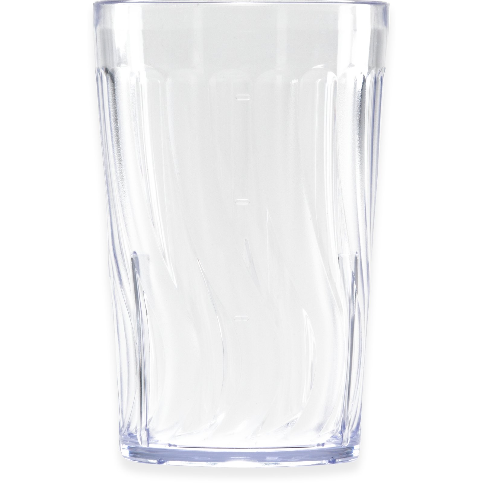 Tumbler Swirl 8 oz (72/cs) -  Clear