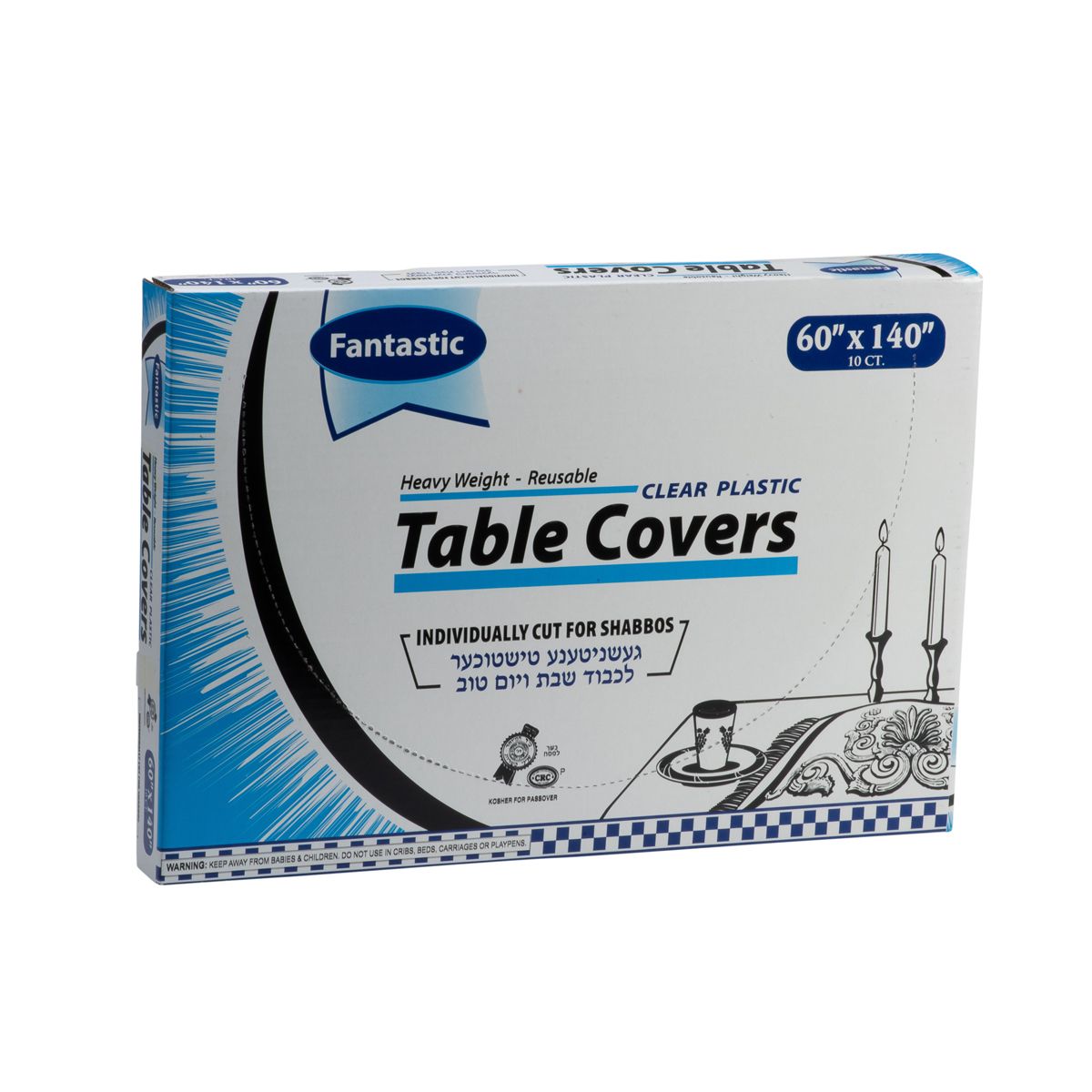 Fantastic HD Clear Tablecloth 60x140 10 Count (10/cs)