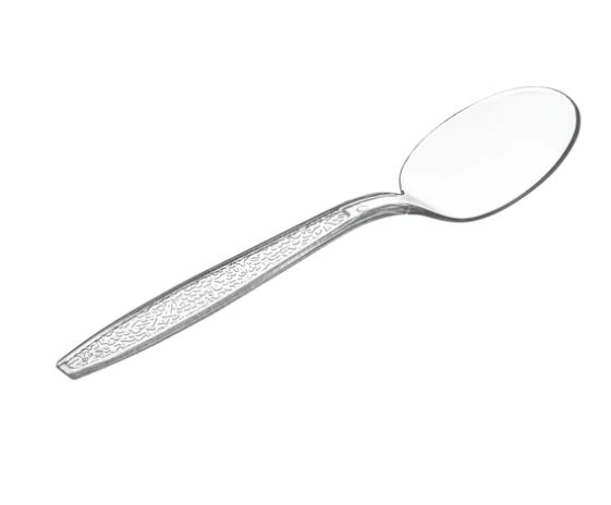 Clear Plastic Soup Spoon  
(1000/cs)